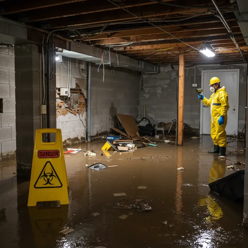 Flooded Basement Electrical Hazard in Jericho, VT Property